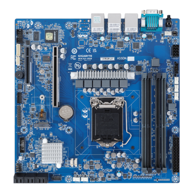 MX33-BS0 Micro-ATX Workstation Motherboard with Single Intel C252 Socket H5(LGA 1200),DDR4 Support