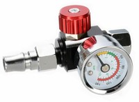 Régulateur de pression d'air réglable avec jauge pour application de pistolet de pulvérisation