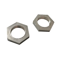 Écrous hexagonaux plats ASME/ANSI B18.2.2, écrous hexagonaux fins à chanfrein unique, filetage en pouces, écrous hexagonaux à serrage