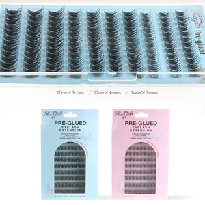 Extensiones de Pestañas DIY Autoadhesivas, Pestañas en Racimo Veganas Individuales Sin Pegamento - Product Image 3