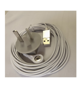 アースマット用5メートル接地コード付きアースAUソケットプラグアースキットシートピローケース - Product Image 3