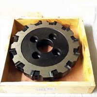 Tête de fraisage CNC robuste pour fraisage à 75 degrés, tête de fraisage d'angle droit indexable 125 160 200, tête de fraisage volante