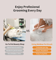 Produits pour animaux de compagnie les plus populaires, brosse de bain pour chien 4 en 1, brosse multifonctionnelle pour le nettoyage des animaux, brosse à vapeur pour le toilettage des chats