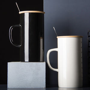 40 onces noir en céramique <span class=keywords><strong>Grande</strong></span> <span class=keywords><strong>tasse</strong></span> plus Big Gigantic Drôle Énorme Café Thé <span class=keywords><strong>Chocolat</strong></span> <span class=keywords><strong>Chaud</strong></span> cool Tasses d'eau - Product Image 4