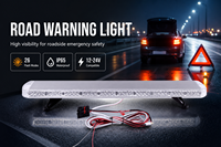 Lampu Peringatan Darurat LED Pinggir Jalan HB-740-10 Perlindungan IP65 Pemasangan Magnetik Bahan PC Layar Non-Reflektif Suara