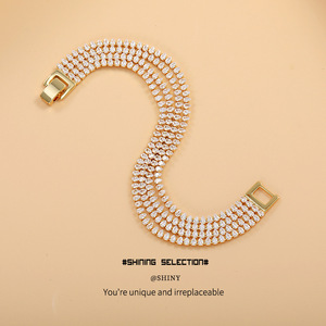 Diamond <b>Bangle</b> <b>Bracelet</b> Pear Cut Full Diamond Gold Tone Everyday Wear Jewelry - Product Image 1