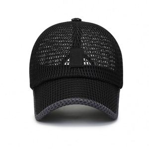 Gorra de béisbol hueca con visera de malla transpirable para verano, sombrero de malla para protección solar y sombrilla, estilo pico de pato para exteriores - Product Image 3