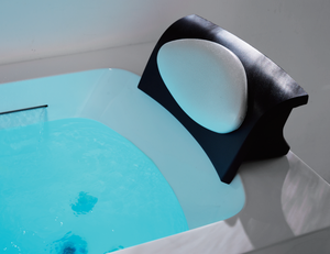 Salle de bain luxe jupe d'art à trois côtés <span class=keywords><strong>baignoire</strong></span> transparente verre transparent silicone oreiller de bain <span class=keywords><strong>baignoire</strong></span> de massage pour 1 personne - Product Image 4