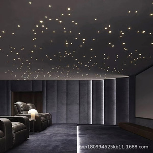 Starry Sky Ceiling Pendant <b>Lights</b> Fiber Optic <b>Led</b> Home Theater Decor 1.0mm Diameter 220V European <b>Plug</b> - Product Image 3