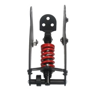 Suspensión Trasera para Patinete Eléctrico Xiaomi M365 Pro y Pro2 con Freno de Disco y Horquilla de Amortiguación, Accesorios para Patinete