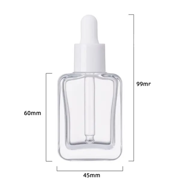 Luxus flache 1 Unze 30ml Luxus ätherische Öl Serum Glas Tropf flasche für CBD Öl Verpackung Gesicht Serum Kosmetik Verpackungs flasche