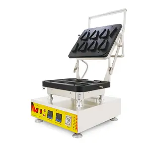 2024 Machine à collation la plus vendue 8 pièces Machine à gaufres commerciale à base de peau/coquille/gâteau Baker
