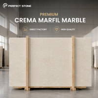 Dalle de marbre naturel Crema Marfil de qualité supérieure PerfectStone pour la décoration résidentielle haut de gamme