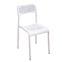 Mobilier de maison chaise d'extérieur en plastique chaise de cuisine salon café hôtel
