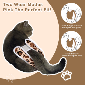 <span class=keywords><strong>Couches</strong></span> lavables <span class=keywords><strong>pour</strong></span> chats, <span class=keywords><strong>pour</strong></span> chats qui font pipi au lit, en chaleur ou souffrant d'incontinence, <span class=keywords><strong>couches</strong></span> ajustables <span class=keywords><strong>pour</strong></span> chatons - Product Image 2