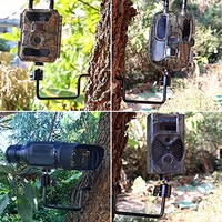 Support d'arbre de montage de caméra de piste support de panneau solaire à vis de 1/4 pouces support de caméra de chasse support de caméra de faune support universel