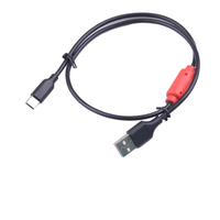 Cable USB C Tipo-C con Malla de Ferrita, TPE y PVC, Carga Rápida de 3A, 5 Metros de Longitud, para Impresora Inteligente, Computadora, Tableta, Escáner de Código de Barras, Sincronización Magnética