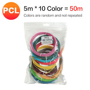 Dswow 3D penna PCL in plastica 50 metri 10 colori consumabili 3D manico Set 3 d Refill penna da disegno per bambini regali di compleanno - Product Image 6