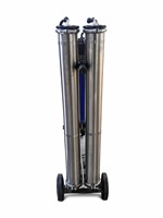 Système RO/DI portable en acier inoxydable à 3 étapes pour le nettoyage des fenêtres et le traitement de l'eau de lavage automobile