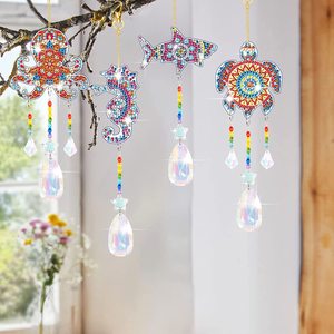 Kit de décoration en plastique DIY pour la maison, attrape-soleil pour la décoration de fenêtre, cadeau anti-stress unisexe pour les enfants de 2 à 4 ans - Product Image 6