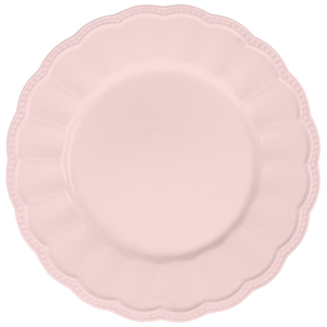 Stock Wholesale French Style Embossed Pink <b>Dinnerware</b> Set Romantic Lace Charger Plates Ceramic Relief Wedding - Product Image 2