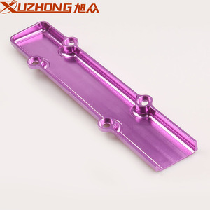 ฝาครอบเครื่องยนต์ Xuzhong ขนาด 364 มม. x 64 มม. x 10 มม. อลูมิเนียมสีม่วง สำหรับรถยนต์ฮอนด้า - Product Image 2