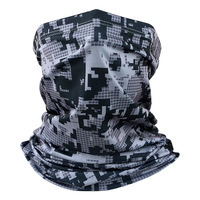 Bandeau Magique en Soie Glacée Yueli Vert Militaire Protection Solaire Séchage Rapide Masque Facial Extérieur Pêche Cyclisme Hommes Femmes