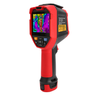 Cámara térmica infrarroja con pantalla táctil láser de imagen térmica PV profesional, UTi260V/UTi320V +, para medición de temperatura