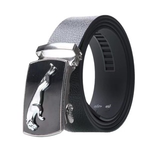 Cinturones de Cuero Sintético Resistentes para Hombre al por Mayor, con Hebilla Automática Personalizada, Color Negro, para Uso Casual y de Negocios - Product Image 3