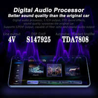 Autoradio haut de gamme TS20 15,7 pouces Android 13 pour voiture, 4G, 8 cœurs, écran partagé