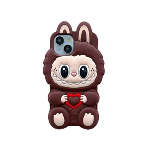 Funda de Silicona 3D con Dibujos Animados para iPhone 15 <span class=keywords><strong>Pro</strong></span> Max - Product Image 1
