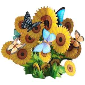 Chizikon Vintage 3D oyma buket kiraz tebrik kartı öğretmenler doğum günü sevgililer günü hediye çiçekler tebrik kartı açılır - Product Image 6