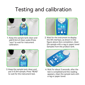 Handheld Fácil Ler Baixo Volume Amostra Vinícola Fermentação Monitoramento Alta Precisão ATC Brix Meter - Product Image 3