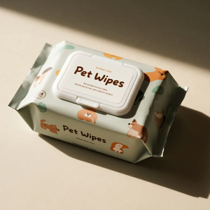 Lingettes hypoallergéniques bio en boîte pour chiens et chats, pour le nettoyage des yeux et des oreilles, 100 unités - Product Image 3