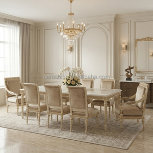 Set di Divani OEM Luigi XVI con Gambe Scanalate, Arredamento Neoclassico per Salotto, Hotel, Sala di Ricevimento, Progetto FF&E - Product Image 3
