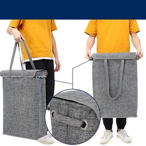 Panier à linge pliable pour vêtements sales, panier à linge portable, panier de rangement pour vêtements et articles divers, panier organisateur pour la maison - Product Image 3
