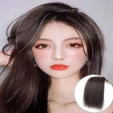 Parrucca da donna da 20cm con capelli umani vietnamiti da 8 pollici a Clip in tessuto naturale da 12 pollici aderente - Product Image 1