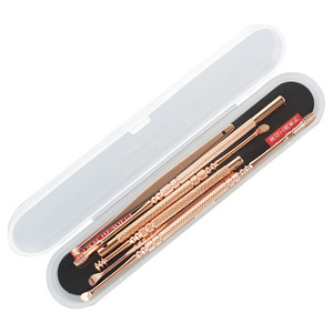 Stainless Steel Rose Gold <b>Ear</b> <b>Pick</b> 6 Piece Set Spiral Spring <b>Ear</b> Cleaning Tool For Earwax Removal - Product Image 1