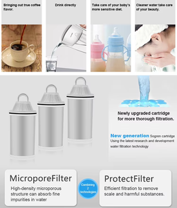 Filtre à eau écologique AQUAPHOR Jasper Vert Clair avec 1 filtre MAXFOR, réduit le calcaire et le chlore, <span class=keywords><strong>carafe</strong></span> de 2,8 L compatible avec le réfrigérateur - Product Image 3