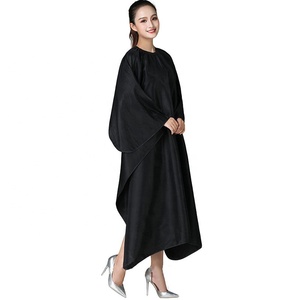 Poliestere impermeabile parrucchieri abito Hair Styling Cape trucco grembiule abito <span class=keywords><strong>da</strong></span> taglio per capelli per Salon Home barbieri mantelle per bavaglini - Product Image 5