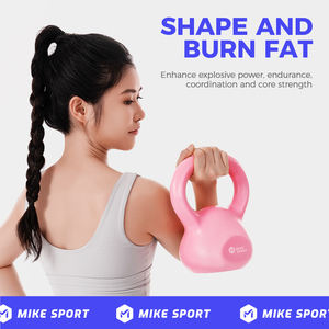 เคตเทิลเบลล์เคลือบผิวทำจากเหล็กหล่อสำหรับออกกำลังกายทนทานแบบพกพาเป็นมิตรต่อสิ่งแวดล้อมแบบจีน - Product Image 4