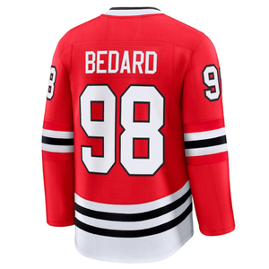 Maillots de hockey cousus pour hommes 98 Connor Bedard 88 Patrick Kane S-3XL - Product Image 2