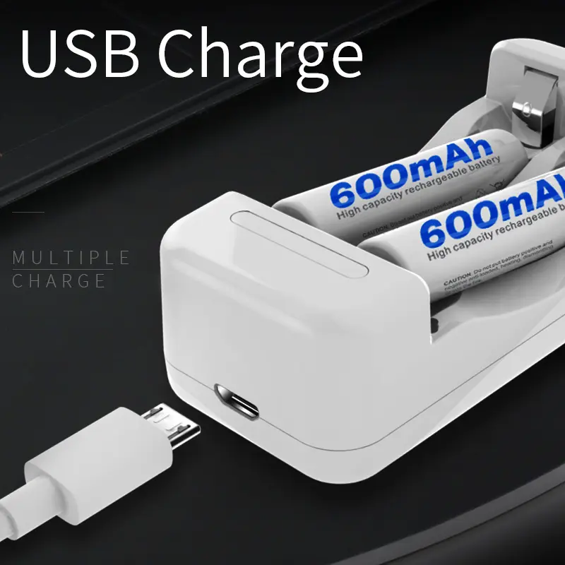 2 Usb Charger Beston Intelligent 2 Slots USB Battery Charger For AA AAA Ni-MH Rechargeable Battery Charger