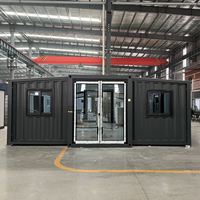 Maison préfabriquée intégrée pliable et extensible, résistante aux ouragans, pour l'exportation
