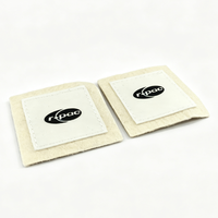 Étiquettes personnalisées en cuir PU écologiques sérigraphiées pour vêtements, accessoires de confection à coudre, fabricant OEM, faible MOQ