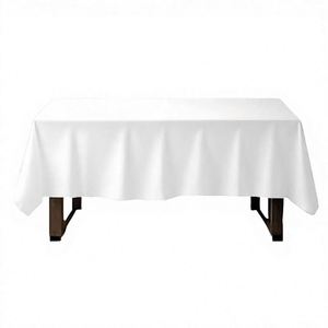 Woven Elegant Rectangular Tablecloth Tight Linen Effect Washable Waterproof Dining Room Party Wedding - Product Image 3