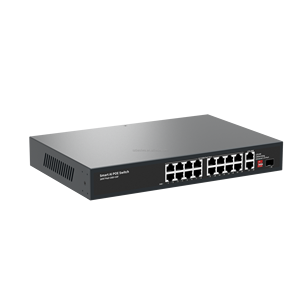 สวิตช์ AI POE แบบไม่มีการจัดการ พร้อมพอร์ตเครือข่าย 16 พอร์ต 10/100M + 2 พอร์ต 10/100/1000M + 1 พอร์ตออปติคอล SFP 1000M ลดราคาพิเศษ - Product Image 1