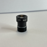 Objectif de caméra d'équipement dentaire avec taille d'image 1/3 "M12 S Mount F7 Iris 6mp Résolution 16mm Longueur focale