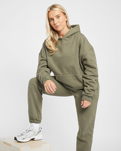 Sudadera con Capucha Extra Grande para Mujer, 100% Algodón, Forro Polar, Ligera, Resistente al Viento, de Secado Rápido, Estilo Urbano, con Logotipo Personalizado en la Parte Delantera - Product Image 4