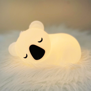 โคมไฟซิลิโคนรูปโคอาล่าสำหรับเด็ก ไฟกลางคืนแบบสัมผัสและรีโมทคอนโทรล 16 สี สำหรับเด็ก - Product Image 5